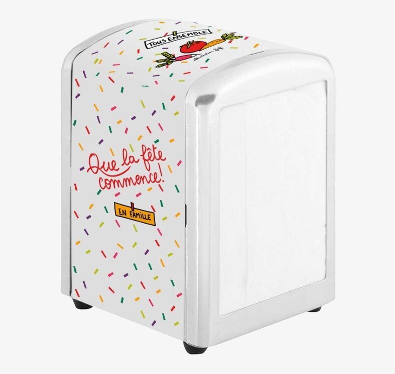 Servettställ Konfetti från Derriére la porte på köksbord