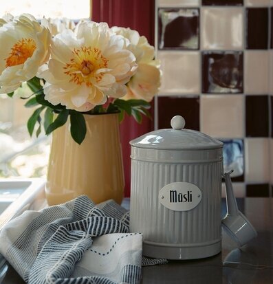 Plåtburk Müsli Beige Strömshaga Plåtburkar Metallburkar