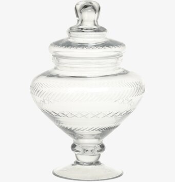 Bild av elegant glaskruka med tidlös design