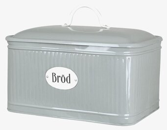 Plåtburk Bröd Grön från Strömshaga i lantlig design
