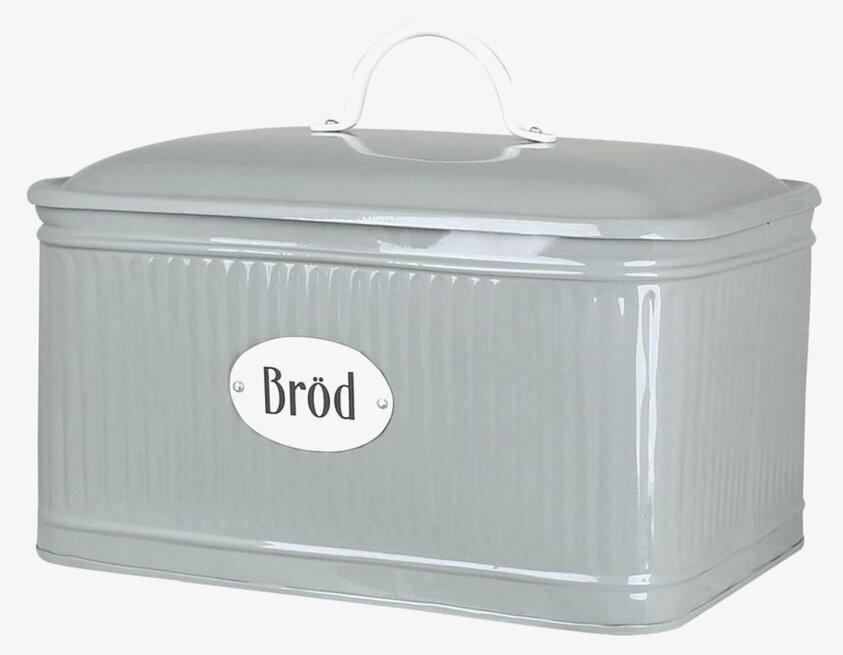 Plåtburk Bröd Grön från Strömshaga i lantlig design