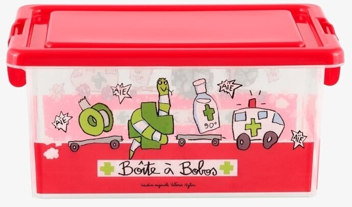 Förvaringslåda Medicin från Derriére la porte med rött lock