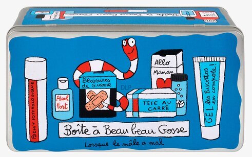 Plåtburk Medicinsaker Blå från Derriére la porte