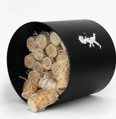 Förvaringsburk – Braständare Träull - Matt Svart Solstickan Plåtburkar Metallburkar