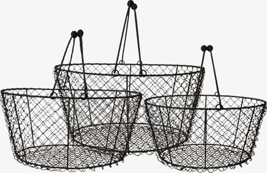 Nätkorg Set/3 Rund Med Handtag från Västanvinden