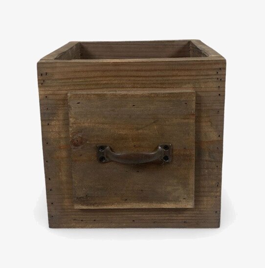 Trälåda Med Handtag XL från Miljögården i solid trä