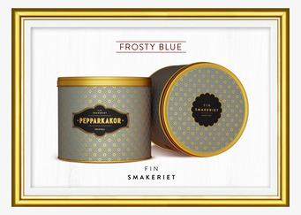 Bild på elegant designad plåtburk för pepparkakor