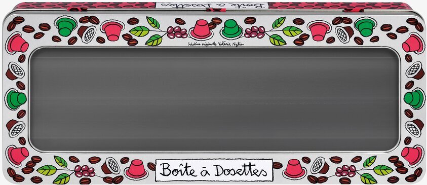 Plåtburk Fönster Kaffedosett från Derriére la porte