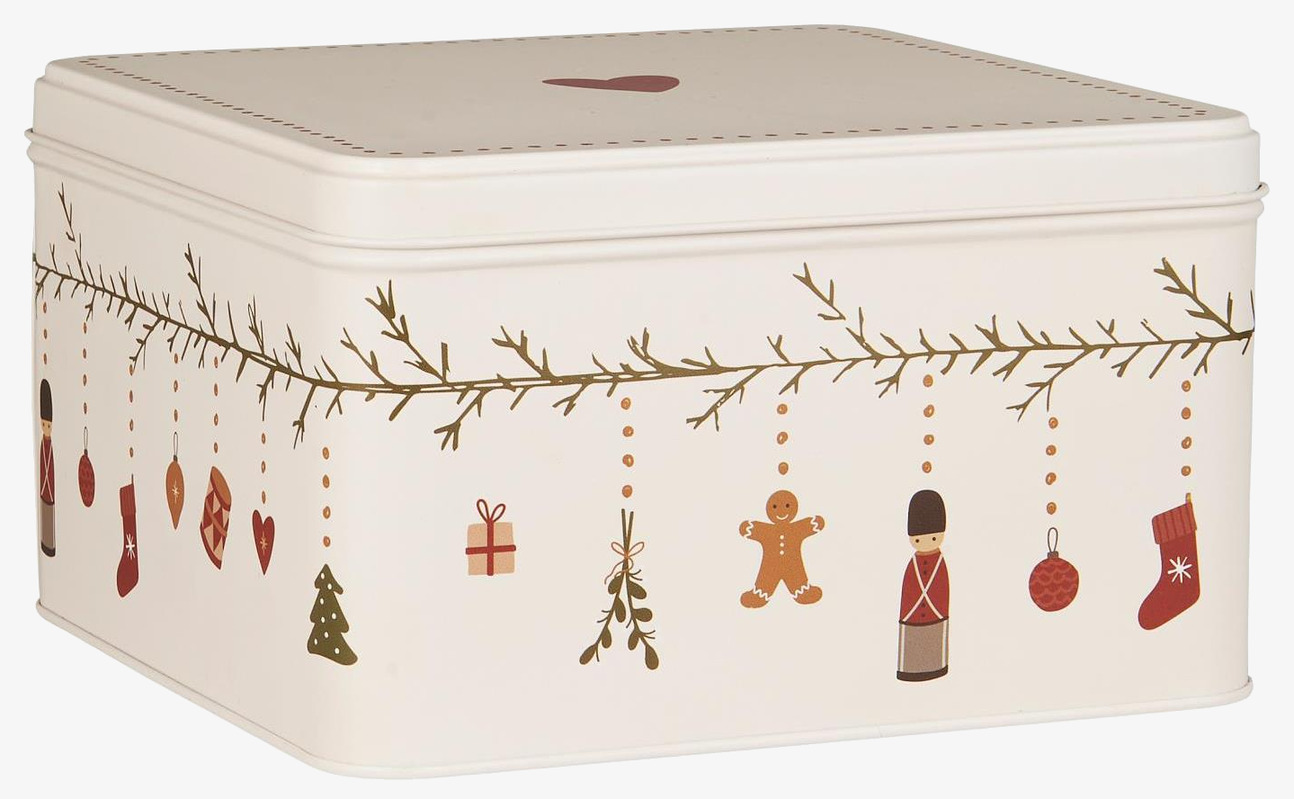 Plåtburk My Nostalgic från IB Laursen med juldekorationer