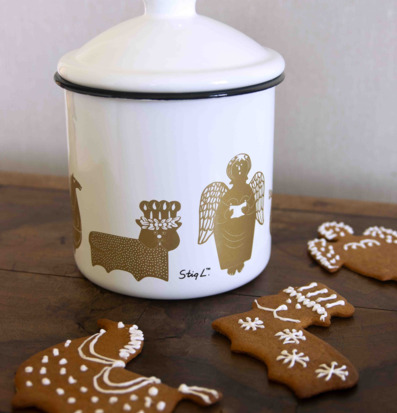 Emaljburk Gingerbread Stig L från Pluto Produkter i köket