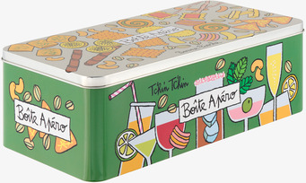 Plåtburk Aperitif från Derriére la porte med färgglad design