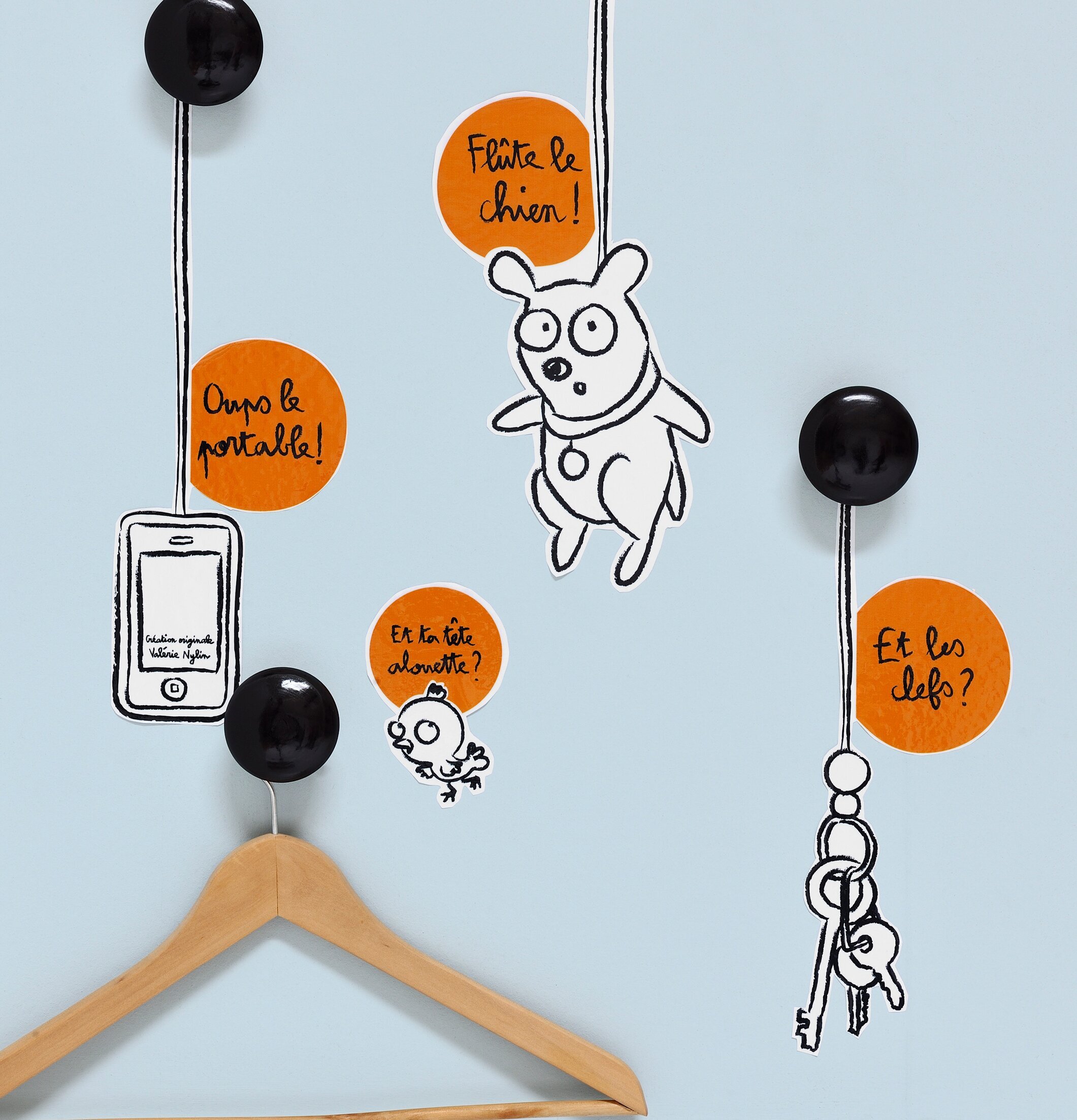 Bild av unika knoppar med dekaler för stil och funktion