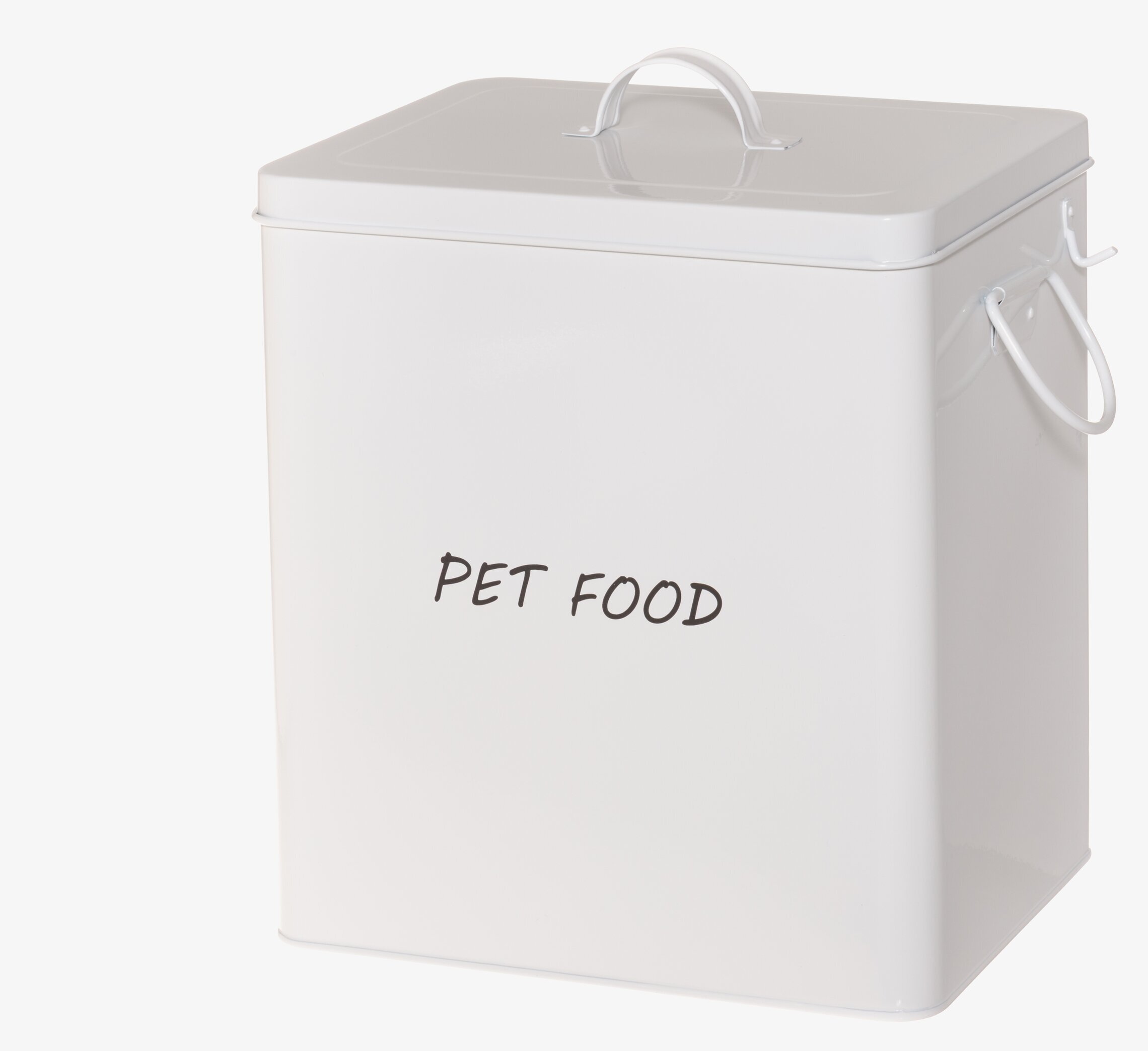 Plåtburk Pet Food Vit 4Living Plåtburkar Metallburkar