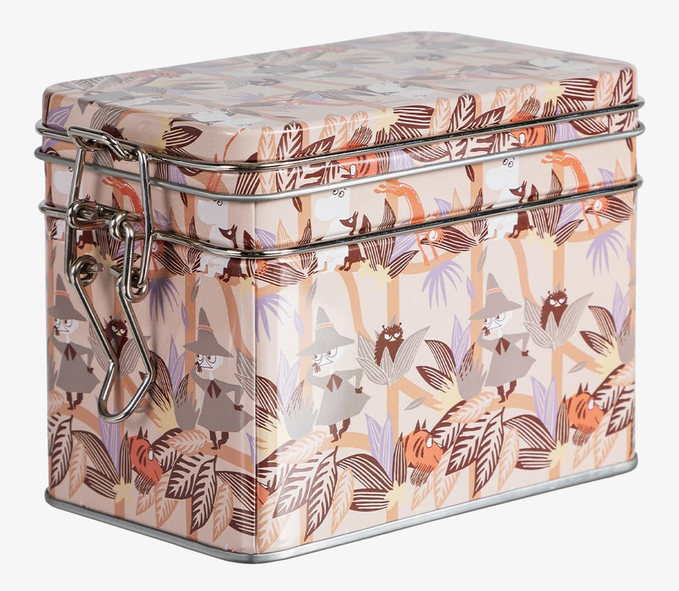 Teburk - Mumin Trädkrona Orange Moomin by Martinex Plåtburkar Metallburkar