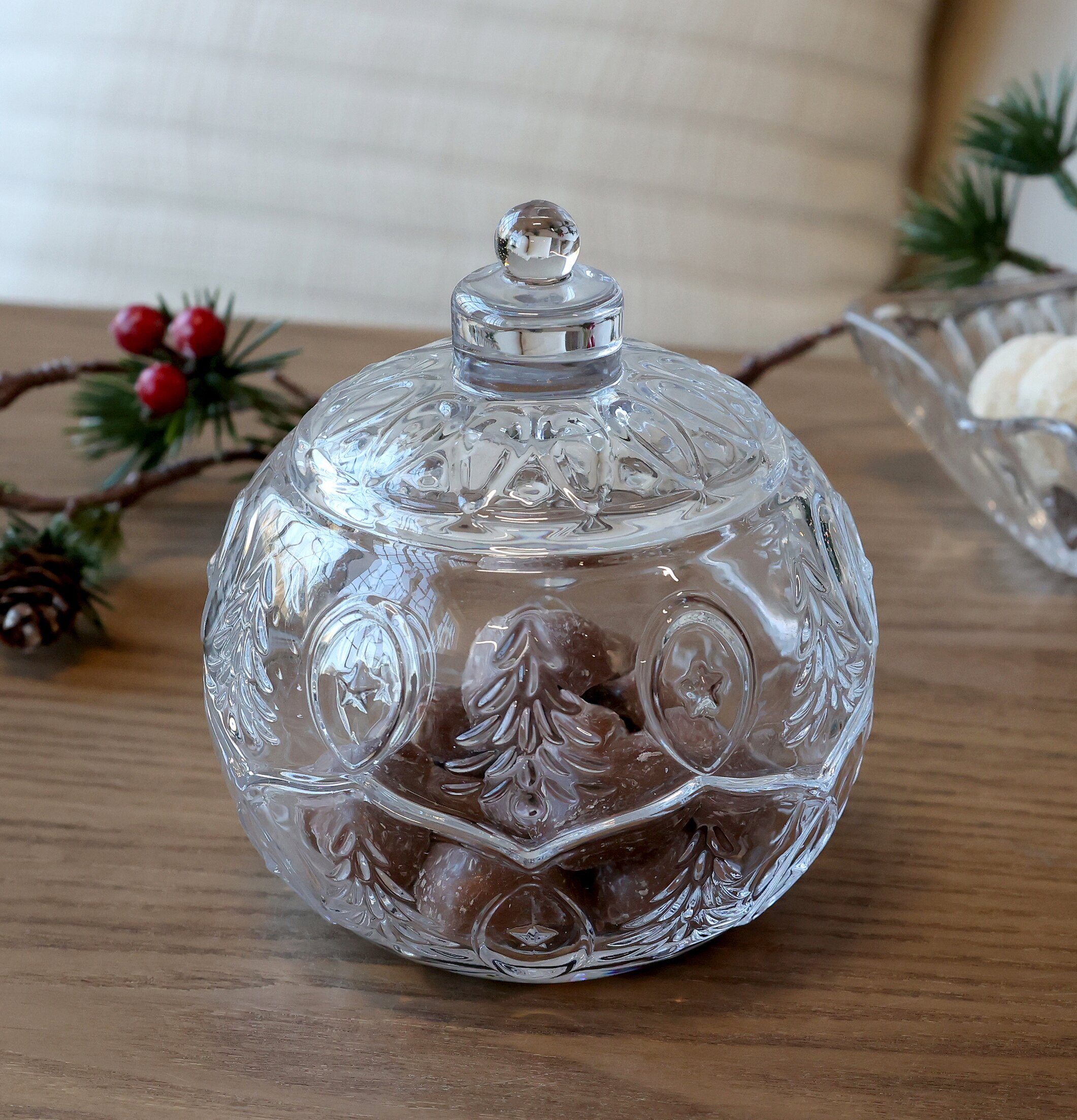 Skål Med Lock Chic Antique Glasburkar