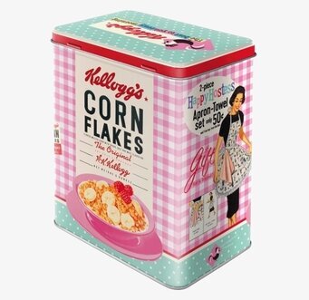 Bild av retroinspirerad plåtburk med nostalgisk design