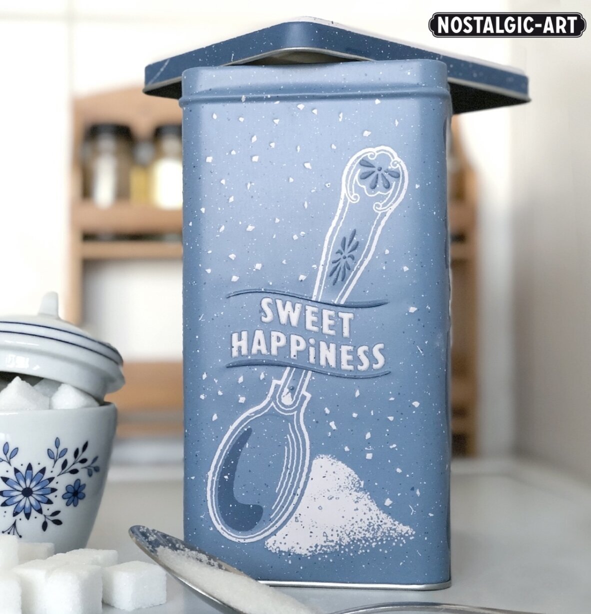 Plåtburk Socker Bromma Kortförlag Plåtburkar Metallburkar