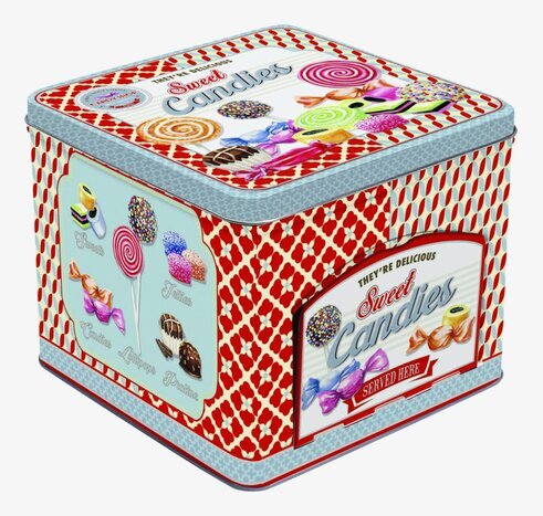 Plåtburk Sweet Candies Bromma Kortförlag Plåtburkar Metallburkar