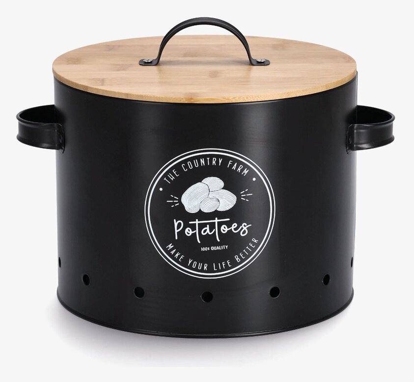 Plåtburk Potatis Zeller Plåtburkar Metallburkar