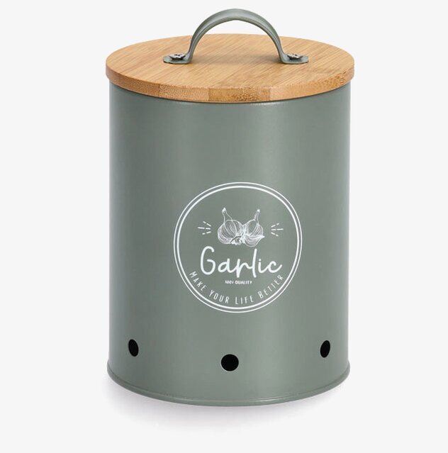 Plåtburk Vitlök Zeller Plåtburkar Metallburkar