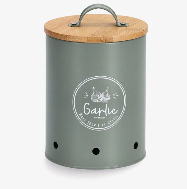 Plåtburk Vitlök Zeller Plåtburkar Metallburkar