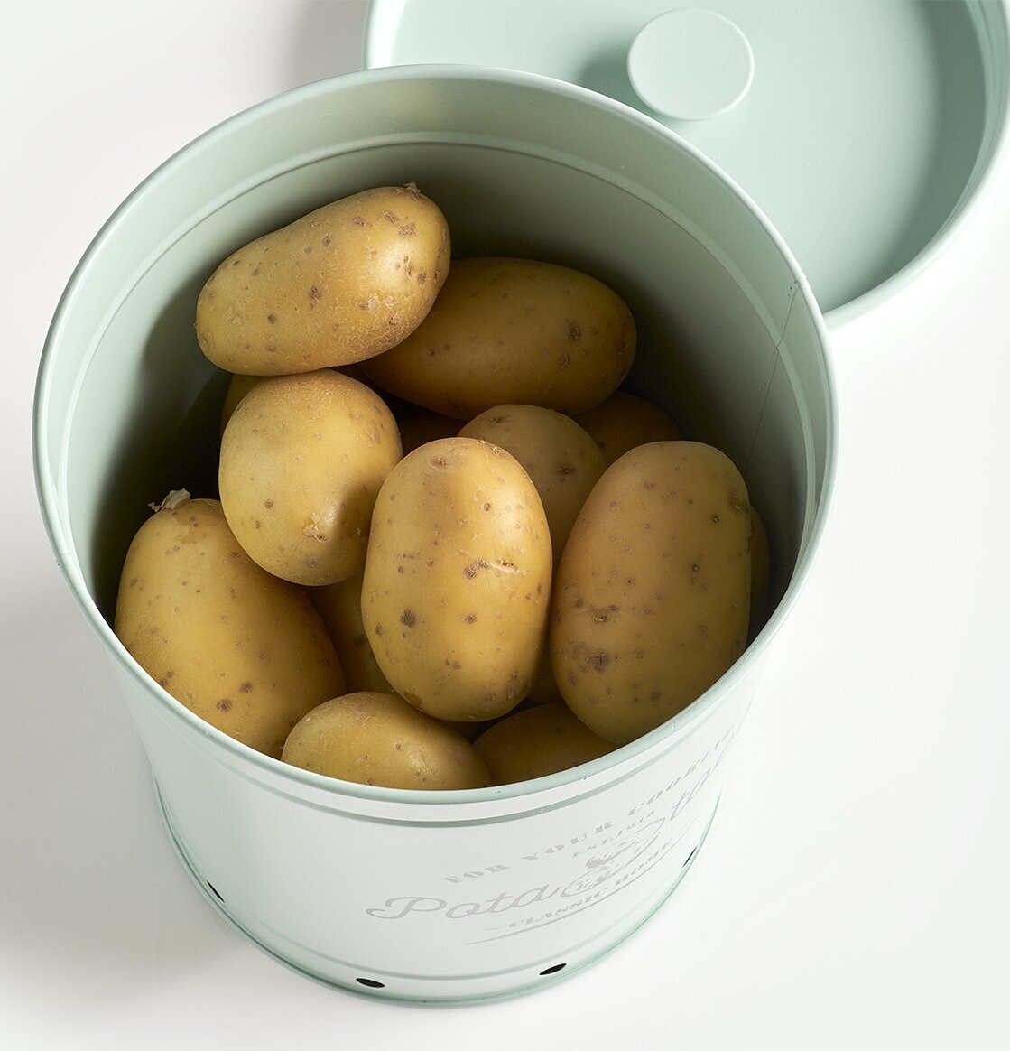 Plåtburk Potatis Mint Zeller Plåtburkar Metallburkar