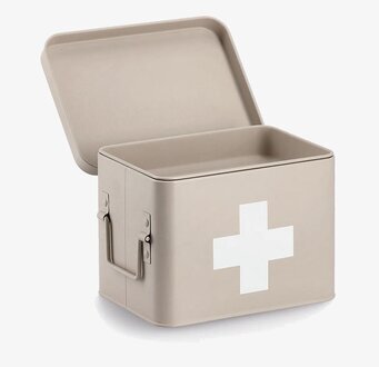 Bild av elegant och funktionell medicinsk plåtburk