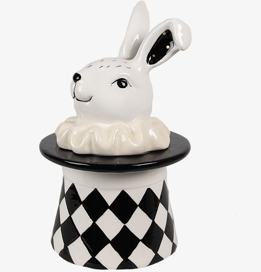 Porslinsburk Keramik Wonderland Clayre & Eef Förvaringsburkar i stengods