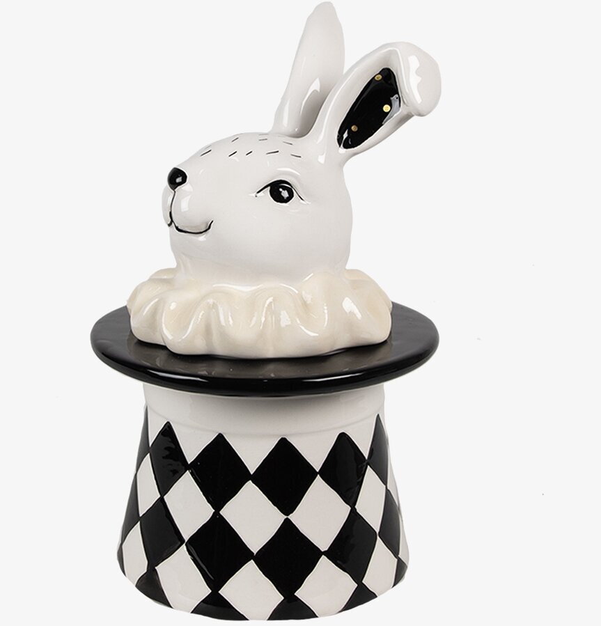 Porslinsburk Keramik Wonderland Clayre & Eef Förvaringsburkar i stengods