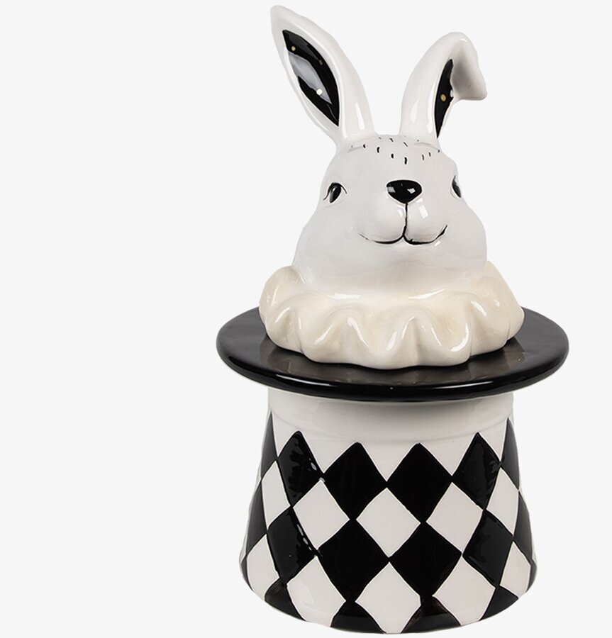 Porslinsburk Keramik Wonderland Clayre & Eef Förvaringsburkar i stengods