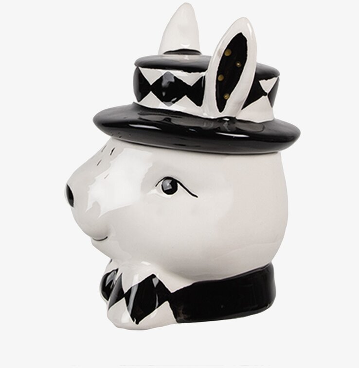 Porslinsburk Keramik Wonderland Clayre & Eef Förvaringsburkar i stengods