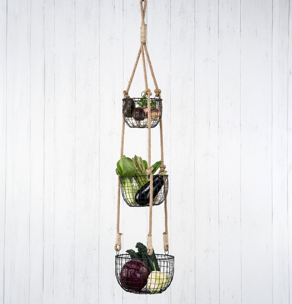 Hängande Korgar Svart A Lot Decoration Förvaringslådor och korgar Boxar Förvaringsboxar Porslinsboxar Trälådor Smyckesboxar i porslin