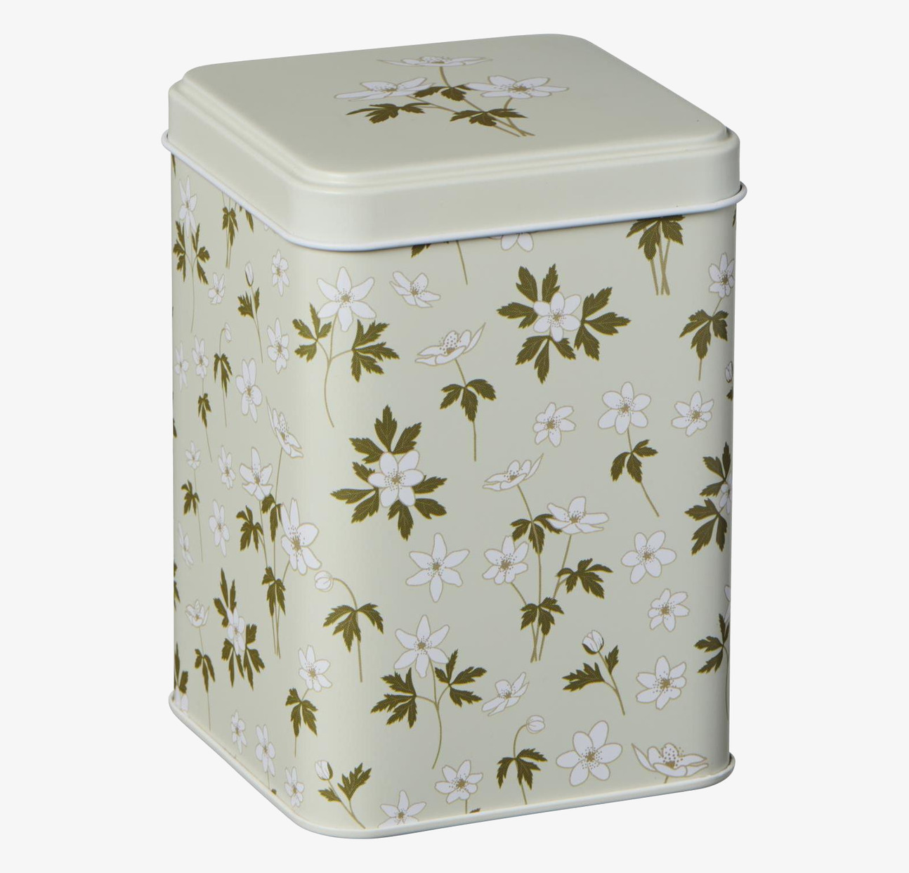 Plåtburk Anemon Offwhite IB Laursen Plåtburkar Metallburkar