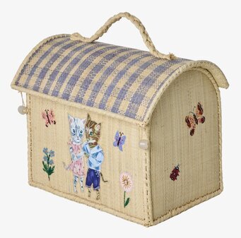 Bild av charmig förvaringsväska med kattmotiv