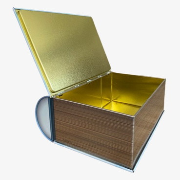 Bokburk - Afternoon Tea Bromma Kortförlag Plåtburkar Metallburkar