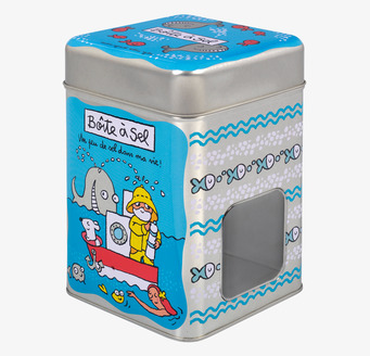 Plåtburk Smart Salt från Derriére la porte med maritim design