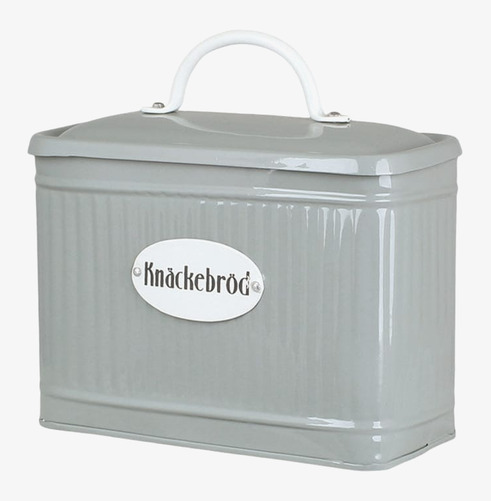 Plåtburk Hugo Knäckebröd Grön Strömshaga Plåtburkar Metallburkar