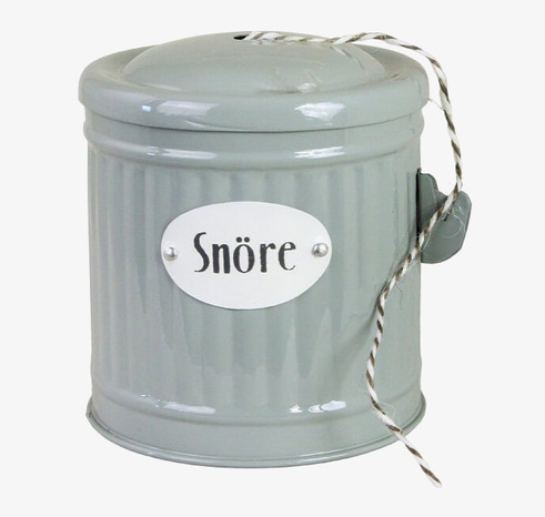 Plåtburk Hugo Snöre Grön Strömshaga Plåtburkar Metallburkar Övrig prydnad/dekoration för inredning innemiljö