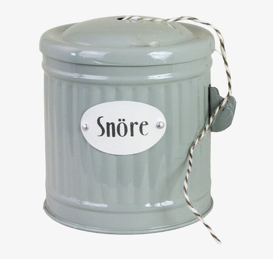 Plåtburk Hugo Snöre Grön Strömshaga Plåtburkar Metallburkar Övrig prydnad/dekoration för inredning innemiljö