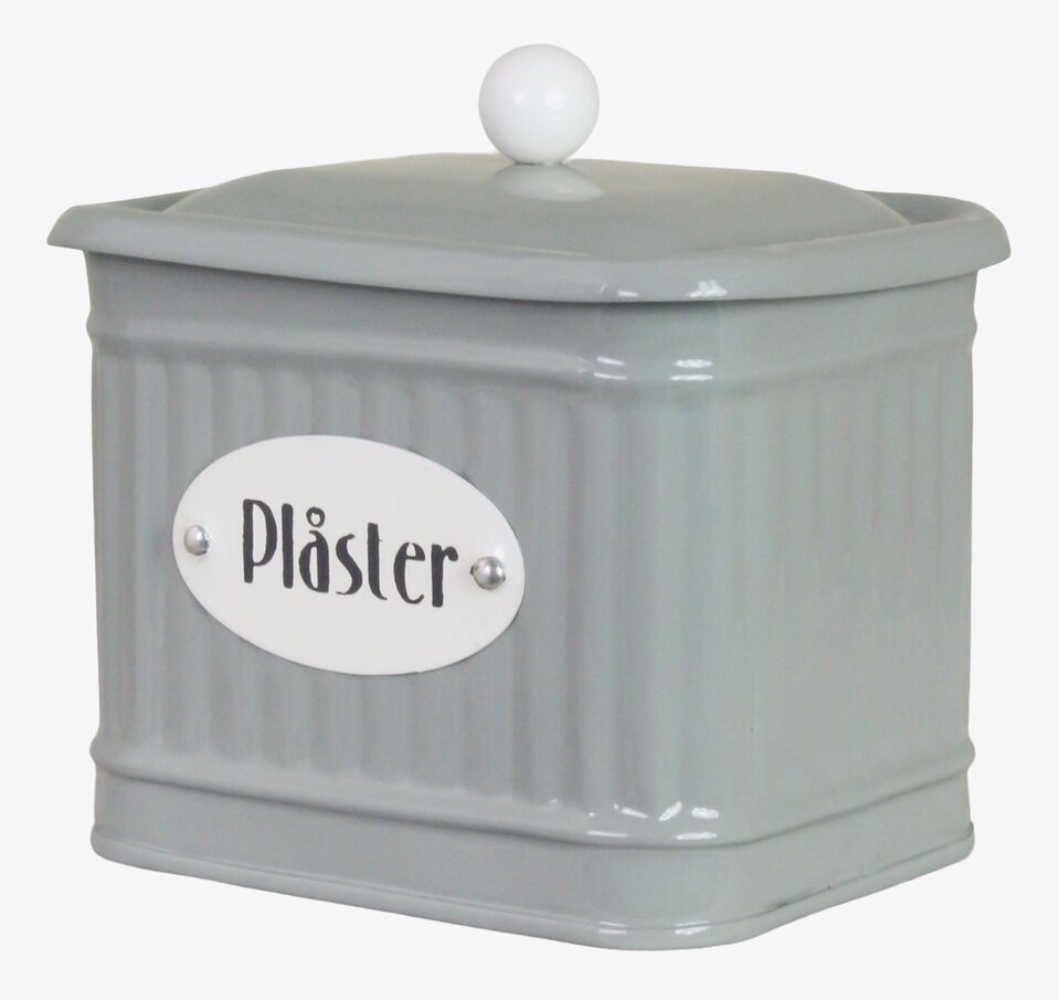 Plåtburk Hugo Plåster Grön Strömshaga Plåtburkar Metallburkar