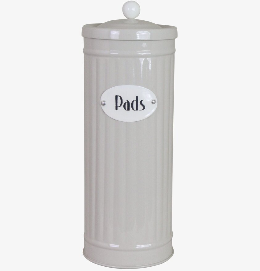 Plåtburk Hugo Pads Beige Strömshaga Plåtburkar Metallburkar