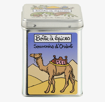 Bild av elegant och funktionell plåtburk för kryddor