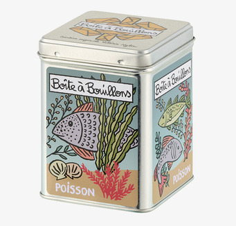 Bild av unik plåtburk med maritim design och detaljer