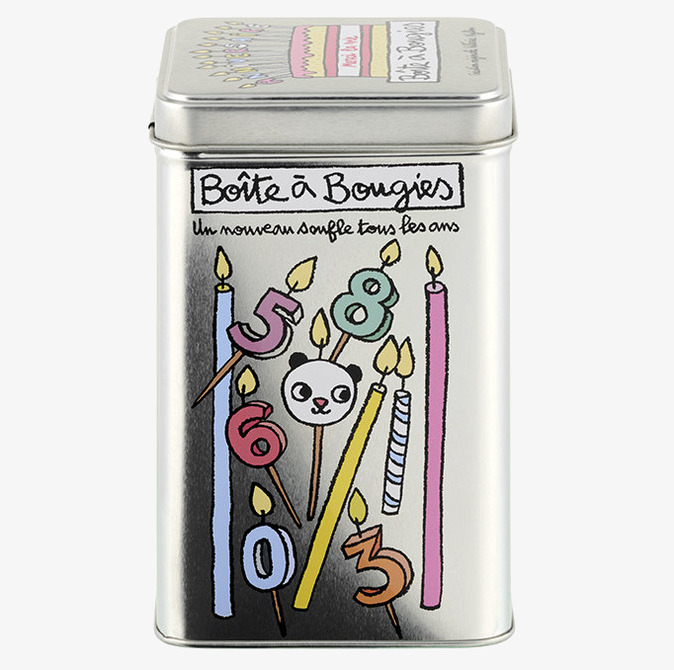 Plåtburk Tårtljus Derriére la porte Plåtburkar Metallburkar