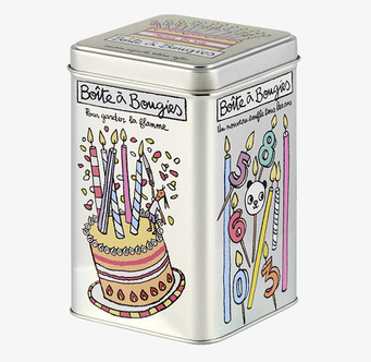 Plåtburk Tårtljus Derriére la porte Plåtburkar Metallburkar