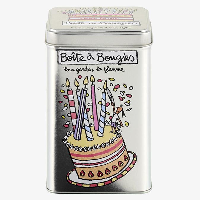 Plåtburk Tårtljus Derriére la porte Plåtburkar Metallburkar