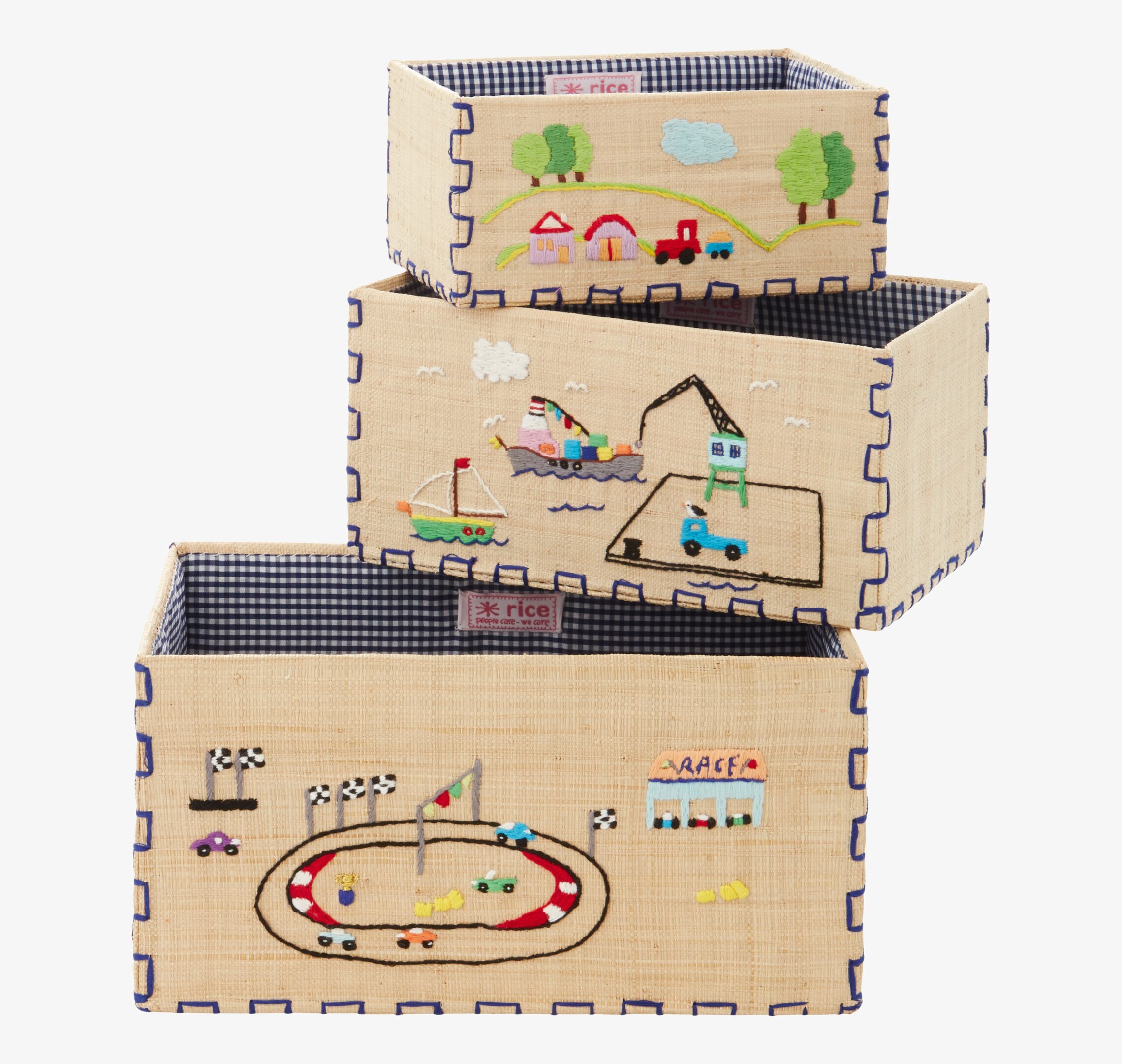 Bild av charmiga och lekfulla förvaringskorgar för barn