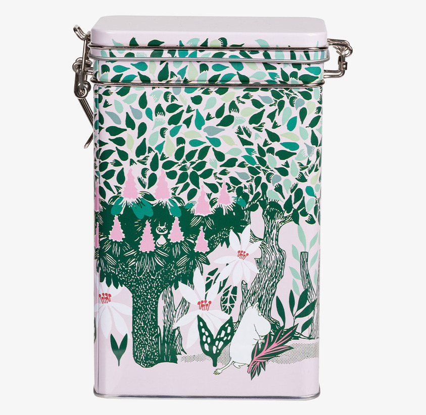 Plåtburk Kaffe - Vårkastanj Moomin by Martinex Plåtburkar Metallburkar