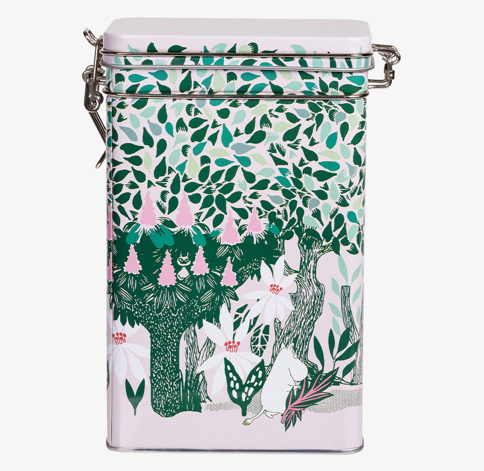 Plåtburk Kaffe - Vårkastanj Moomin by Martinex Plåtburkar Metallburkar