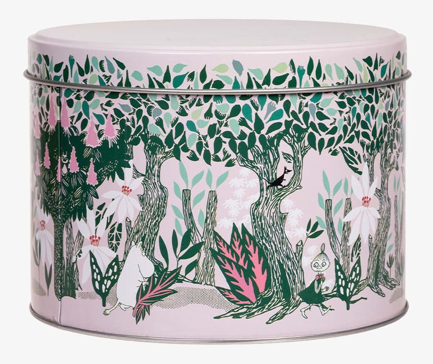 Plåtburk Vårkastanj Moomin by Martinex Plåtburkar Metallburkar